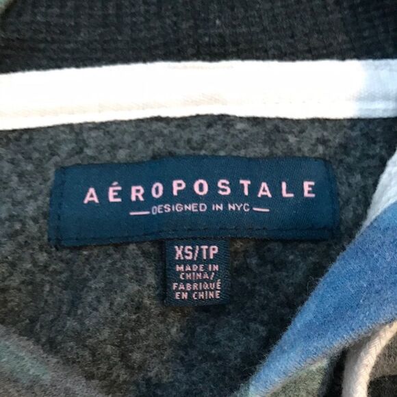🔹Aéropostale Blue Floral Sweatshirt Junior… - Picture 3 of 3